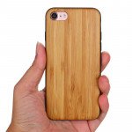 Wholesale iPhone 7 Wood Armor Hybrid Case (Design 1)